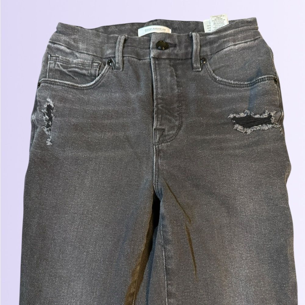 Good American Women’s “Good Legs” High Rise Distressed Skinny Jeans Size 2/26 - Picture 5 of 14